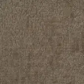 Tonelli Design fabric sample, warm brown boucle with a nubby, grid-weave texture and mottled tonal variations, identified as p104.