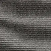Varaschin fabric sample, medium gray, horizontal rib weave; dense, textured surface with a matte finish for upholstery applications.