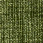 Verzelloni fabric sample, olive-green, dense rectilinear weave with square intersections and a matte finish; labeled “fedor 12064”.