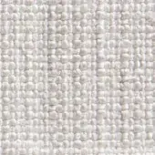 Cream Schubert 10058 verzelloni fabric displays a dense, textured weave of off-white horizontal and vertical threads.