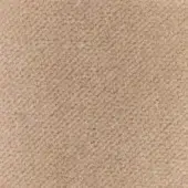 Beige woven fabric texture with a diagonal rib pattern and matte finish, featuring sporadic light flecks and a dense, durable construction.