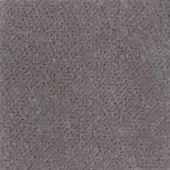 Dense gray fabric texture with short pile and granular weave, exhibiting matte finish and subtle tonal variations throughout the surface.