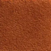Terracotta woven fabric texture with a brushed, looped pile construction and matte finish; verzelloni celine 15035 sample detail.