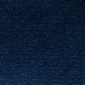 Blue fabric texture with a short, dense pile and a slightly rough surface; verzelloni celine 15041 label visible.