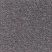 Dense gray woven texture with granular surface, heathered with blue and purple undertones, matte finish, consistent fiber structure.