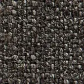 Dark gray shade fabric with dense, knotted weave texture; robust, irregular fiber pattern suitable for outdoor use, studio lighting.