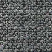 Elbrus 19017 fabric texture, dark gray woven material, dense irregular knot pattern, Vezzelloni collection, special category.