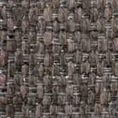 Woven fabric texture, muted brown and dark gray, irregular grid pattern with varying thread thickness, dense and durable textile.