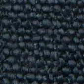 Dark blue Vezzelloni Mila 20008 fabric displaying a dense, repeating raised nodule pattern with subtle tonal variations and a tight weave.