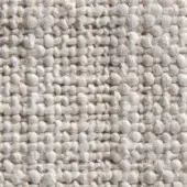 Norah 15023 fabric texture, light beige woven material, nubby irregular surface with heathered tonal variations and raised knot pattern.