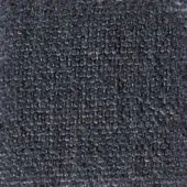 Dark gray woven fabric texture, Romeo 13057, displays a granular, pebbled surface with tonal variations and a consistent charcoal hue.