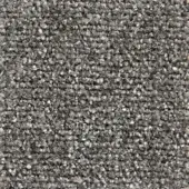 Gray verzelloni fabric texture with dense, granular fibers and a matte finish, displaying subtle tonal variations and an irregular surface.