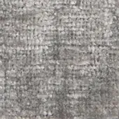 Distressed gray woven fabric texture with horizontal stripes, nubby weave, and granular surface; resembles vintage wool or Serapi rug fragment.