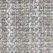 Heathered fabric texture with gray, beige, and off-white yarns in a plain weave, identified as verzelloni colorado 17002.