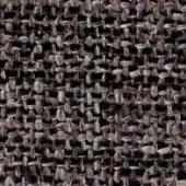 Dark charcoal gray tweed fabric texture with heathered beige and burgundy threads, displaying a dense, nubby weave and verzelloni label.