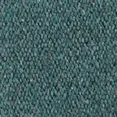 Teal looped pile fabric texture with a dense, consistent weave and heathered tonal variations creating a slightly raised, uniform surface.