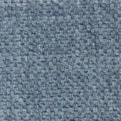 Woven fabric texture in blue-gray, displaying a dense granular surface with a matte finish and irregular fiber pattern.