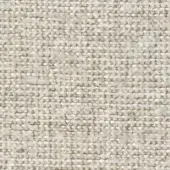 Beige woven fabric texture with linear pattern, heathered tones, and dark brown flecks; dense grid structure, matte finish, verzelloni label.