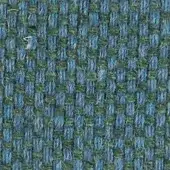 Woven fabric texture with teal and olive grid pattern, dense looped yarns, subtle geometric design, natural fiber appearance.