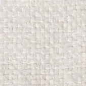 Creamy off-white textured fabric with a dense, repeating square weave; Tenerife 27075 from the verzelloni collection.