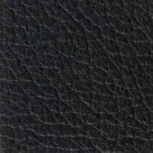 Black leather texture with a dense, irregular grain pattern and matte finish, showcasing a pebbled, embossed surface suitable for upholstery.
