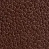 Brown pebble-grain leather texture displaying a consistent, matte finish with numerous small, rounded indentations across the surface.