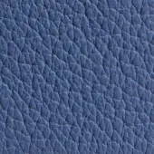 Blue leather texture with a heavily pebbled grain, matte finish, and subtle tonal shifts; displays “verzelloni dallas 15019” text.
