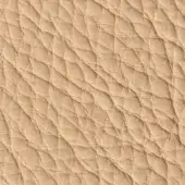 Beige embossed leather texture with repeating geometric pattern of intersecting lines and circular indentations, matte finish, verzelloni label.