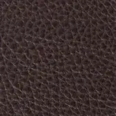 Dark brown pebbled leather texture with repeating indentations, matte finish, and “verzelloni pelleextra 375” text visible within the grain.