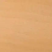 Beech wood texture sample, light tan color, horizontal grain pattern with subtle darker streaks, matte finish, smooth surface.