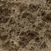 Emperador dark marble texture, brown and tan veining, polished surface, mottled pattern, fine-grained, organic appearance from Bizzotto Atmosphera Marbles.