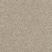 Yeti fabric texture, light beige granular surface, mottled tone variations, dense particle composition, matte finish, Bizzotto Nara collection.