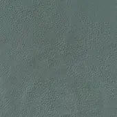 Gray-green leather texture sample displaying a fine grain pattern, matte finish, and embossed “bizzotto nara leathers vogue 6047” text.
