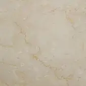 Botticino Classico marble texture with beige base, golden-orange veins, fossil inclusions, polished surface, and organic granular pattern.
