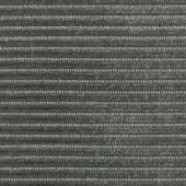 Giorgetti Infinity Cord 5181 Gris fabric sample, grey ribbed texture, narrow horizontal cords, matte finish, heathered tonal variations.