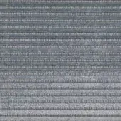 Woven fabric texture with narrow, repeating horizontal stripes in muted gray tones, displaying a slightly raised, corded surface.