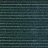 Giorgetti Infinity Cord 5191 Pavone textile sample, green corduroy fabric with horizontal stripes and matte finish.