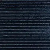 Giorgetti Infinity Cord 5193 Nuit fabric, dark blue corduroy with narrow vertical ribs and a matte, plush texture.