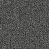 Gray looped pile fabric texture with a matte finish, showing subtle variations in loop density and a nuanced, slightly rough surface.