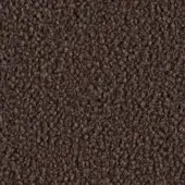 Brown looped pile fabric texture, short cut with nubby surface, mottled chocolate and beige tones, matte finish, durable upholstery material.