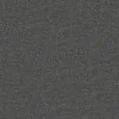 Gray fabric swatch displaying a mottled, granular texture with woven construction and subtle tonal variations; “lago > fabric > frosty” text visible.