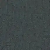 Teal fabric sample with mottled texture, displaying irregular lines and darker patches across a matte finish, suggestive of woven or felted construction.
