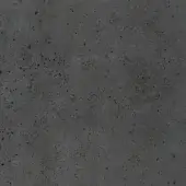 Dark gray cement texture sample, antracite finish, rough porous surface with irregular voids, matte and mottled appearance, granular quality.