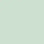 Lichene color sample, matte lacquered finish, pale green surface, smooth uniform tone, part of the Lago collection materials palette.