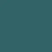 Lacquered color swatch in ottanio teal displays a solid, square composition with a consistent, saturated finish and subtle text overlay.