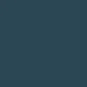 Opaque teal color field, uniform dark blue hue, solid surface with no texture or tonal variation, identified as “blu scuro” glass.