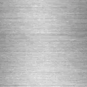 Brushed stainless steel texture with horizontal grain, cool gray tone, polished matte finish, displaying fine parallel lines and “royal botania” text.