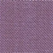 Varaschin fabric sample, lilac purple, dense rectilinear weave with heathered texture; tag reads “E454 Popglicine”.