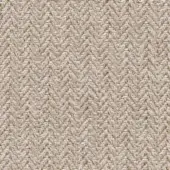 Herringbone fabric texture, light beige tone, dense woven pattern with subtle tonal variations and a matte finish for upholstery.