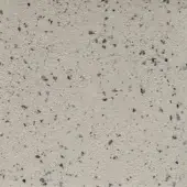 Light gray resin surface with dark gray and black speckles, granular texture, studio lighting, “varaschin resina wellness grigio san marco” text.